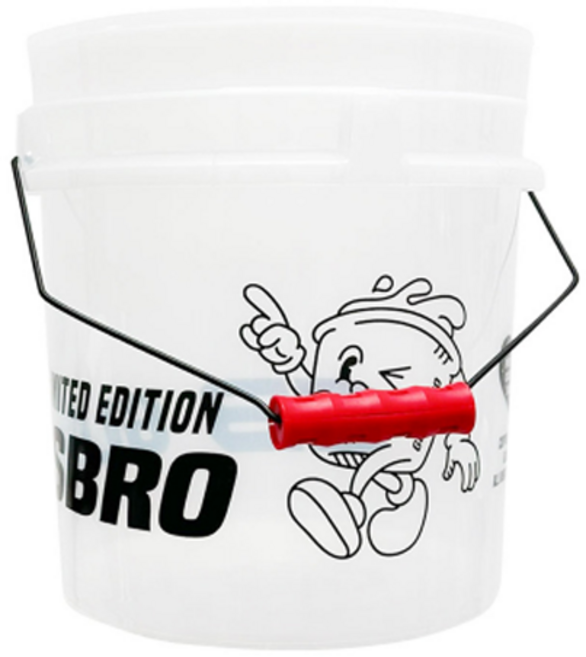 글로스브로 슈프림 캐릭터 세차버킷, 18L, 투명