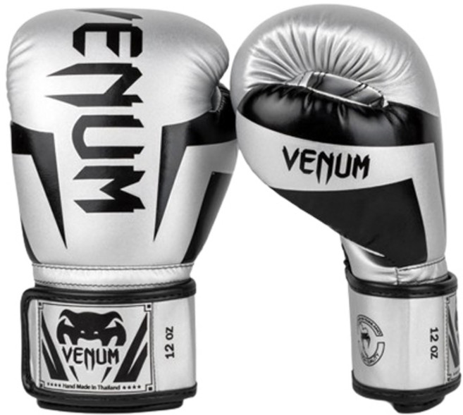 베넘 엘리트 복싱글러브 양손, 실버+블랙, 1세트