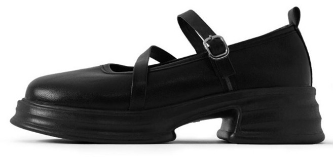 착한구두 여성용 체니 스트랩 키높이 메리제인 로퍼 PMLTR1g107