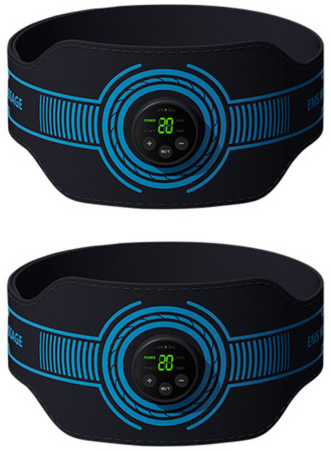 씨앤케어 EMS 허벅지 트레이닝 마사지기 2p, CP532M, 혼합색상