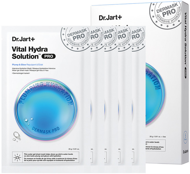 닥터자르트 더마스크 바이탈 하이드라 솔루션 프로 130g, 5개입, 1개