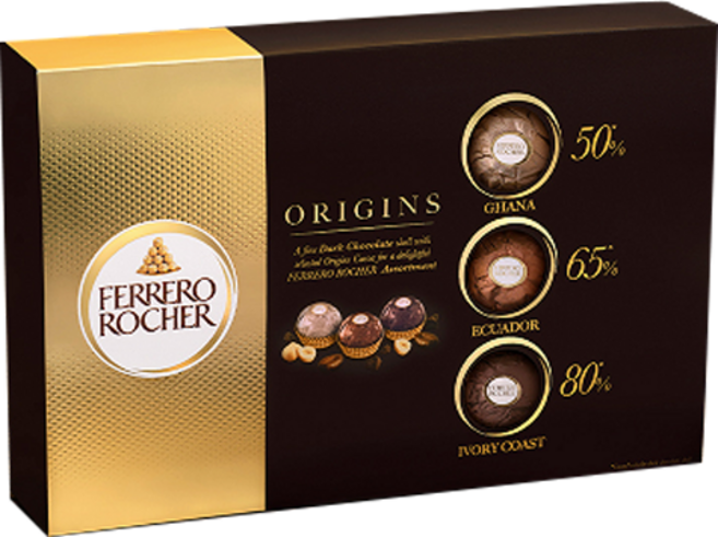FERRERO ROCHER 金莎 金莎黑巧克力三重奏禮盒, 300g, 1盒