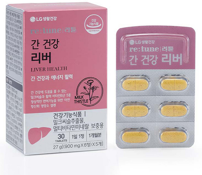 리튠 간 건강 리버, 30정, 1개