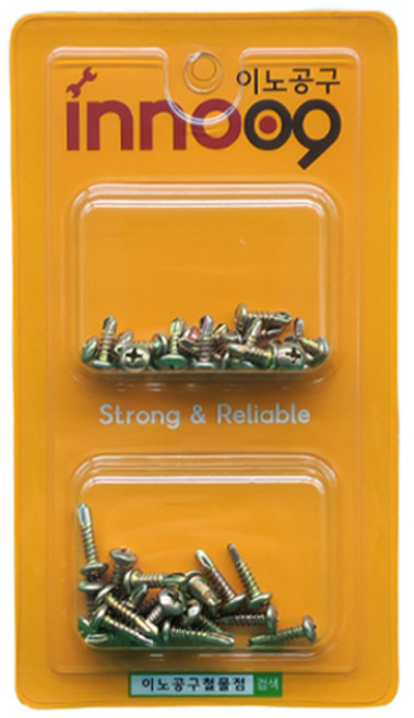 이노공구 둥근머리 직결나사 색 2종 세트 NIT211