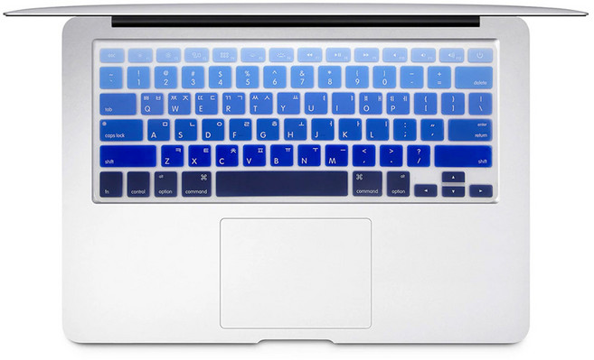 키보드 키스킨 맥북 프로 13 M1 / M2 A2338, 블랙 그라데이션, 1개