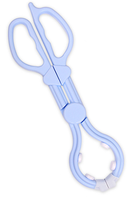 하이비 안전 젖병 와이드형 미끄럼방지 소독집게, 1개, 블루