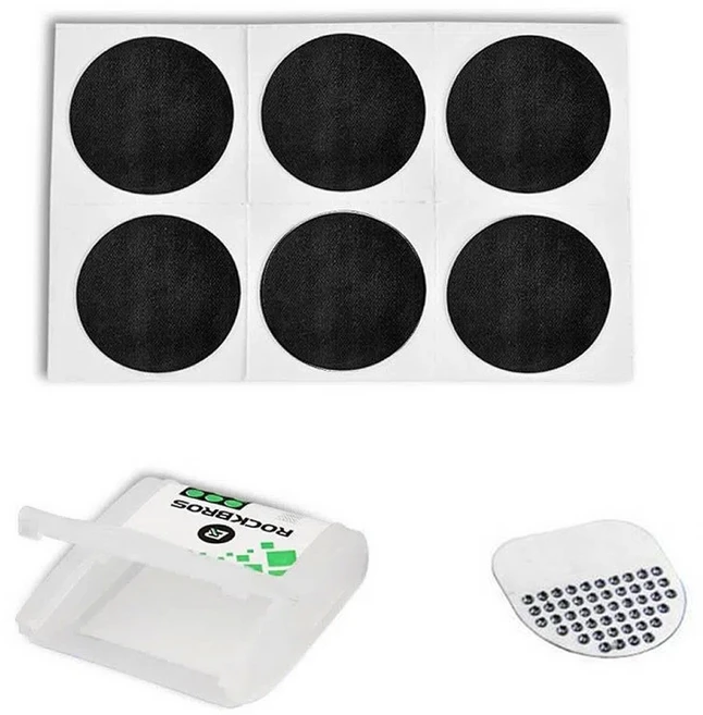 락브로스 자전거 펑크 패치 6p + 연마 시트 + 케이스 세트 GJ2001, 혼합색상, 1세트 - 쿠팡