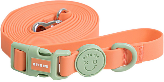 바잇미 뉴 강아지 마카롱 핸즈프리 방수 리쉬, 아프리콧, 1개