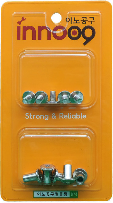 이노공구 가구용 조립볼트 5p + 너트 5p 세트 NIT800, 1세트