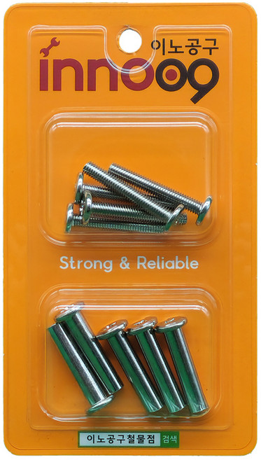 이노공구 가구용 조립볼트 5p + 너트 5p 세트 NIT807, 1세트