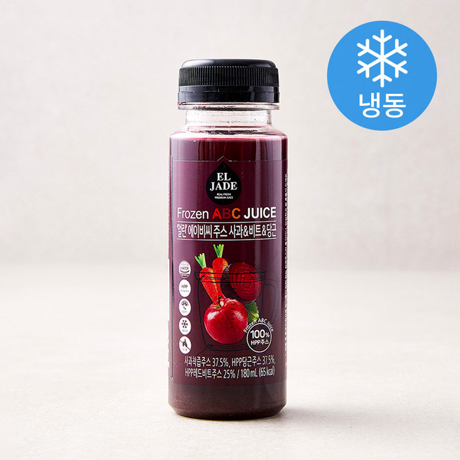 엘제이드 얼린 에이비씨주스 사과 & 비트 & 당근 (냉동), 180ml, 1개