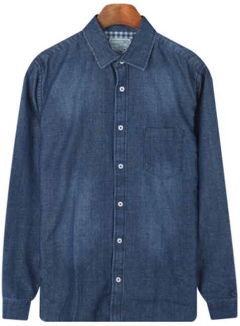 후리스타일 남성용 빅사이즈 데님 셔츠