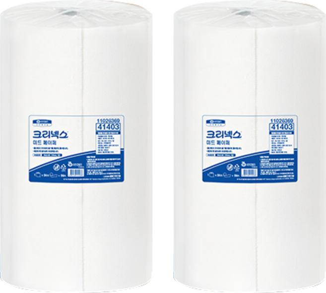크리넥스 미트 페이퍼 롤 키친타올, 400매, 2개
