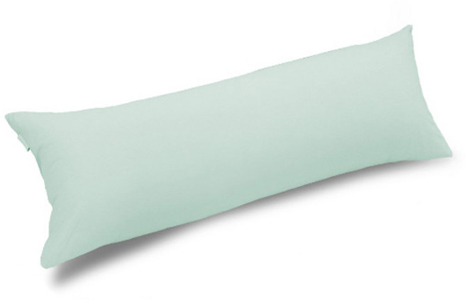 우리앤데코 고밀도 60수 솔리드 파스텔 사각 바디필로우 커버, 민트