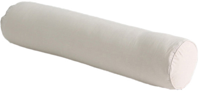 우리앤데코 솔리드 파스텔 원형 60수 고밀도 바디필로우 커버, 베이지