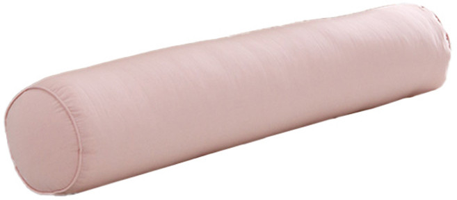 우리앤데코 솔리드 파스텔 고밀도 60수 바디필로우 원형커버, 핑크