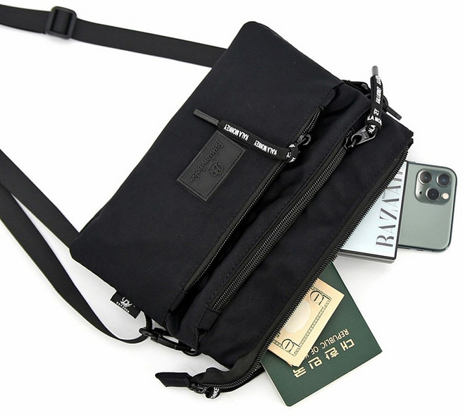 미쓰백 여성용 chalote 3웨이 가벼운 캐주얼 크로스 경량 방수 여행보조 가방 + 구성품 세트