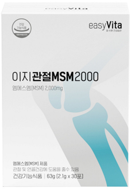 맥널티바이오 이지관절 MSM 2000, 30회분, 1개