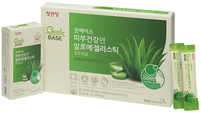 정관장 정품 굿베이스 피부건강엔 알로에 젤리스틱 30p, 450g, 1개
