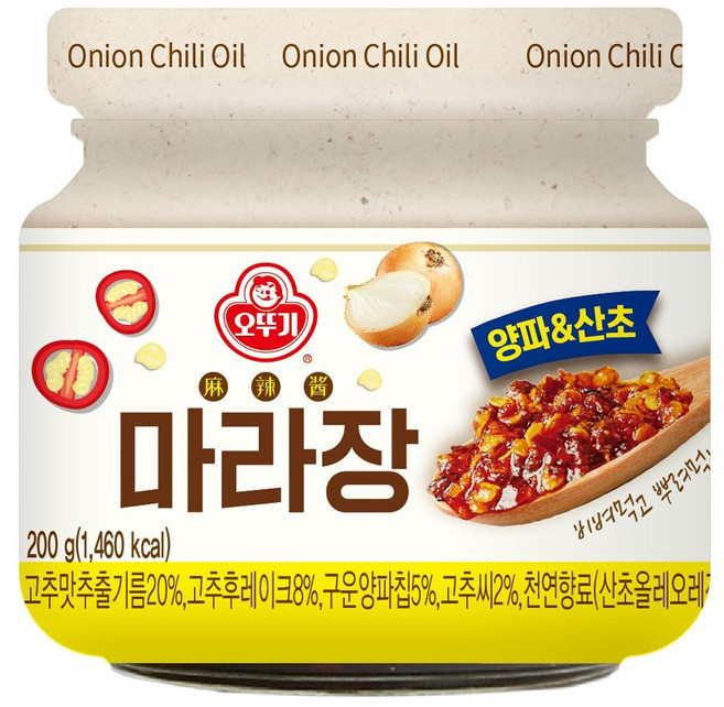오뚜기 마라장 양파 & 산초, 1개, 200g