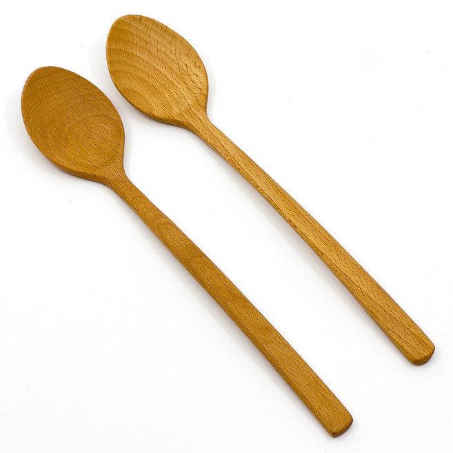 삼호유리 너도밤나무 숟가락 SH WOODEN02, 단품, 2개