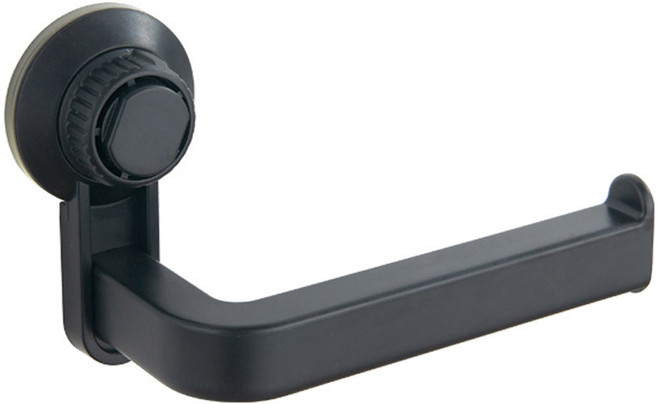 모나코올리브 흡착식 휴지걸이, 블랙, 1개