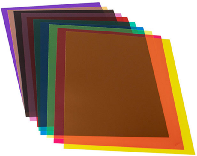 코히모 PVC 컬러 셀로판지, 210 x 297 mm, 10개