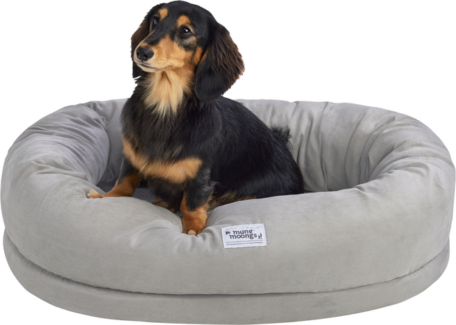 멍뭉스 반려동물 컴포트 소프트폼 쿠션, 포그 그레이, 1개