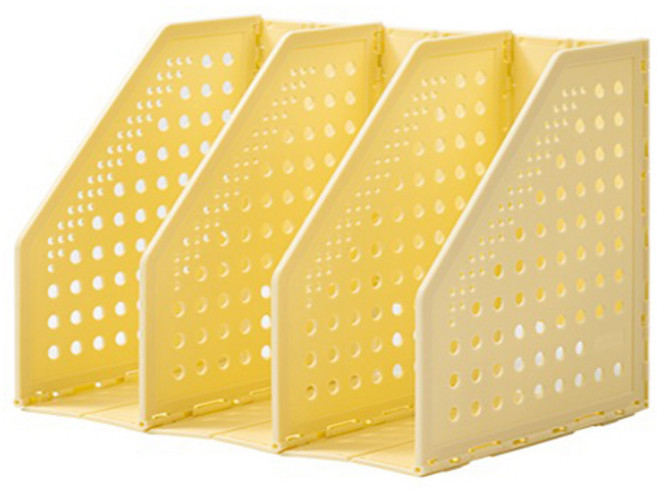 델리 3단 미니 책꽂이 TB505, 파스텔옐로우