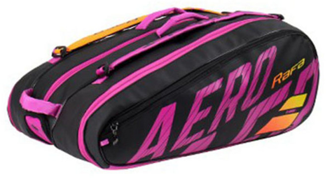 바볼랏 2021 퓨어에어로 x12 RAFA 3단 가방, 블랙 + 오렌지, 1개