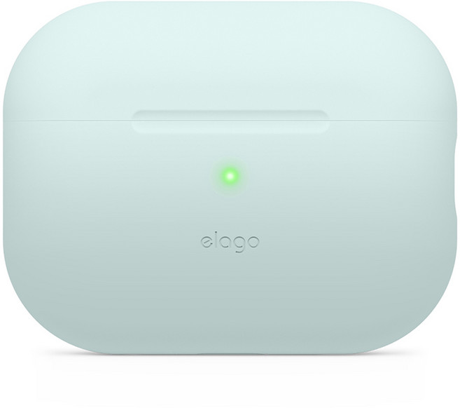 엘라고 실리콘 케이스, 에어팟프로2, 민트, 1개