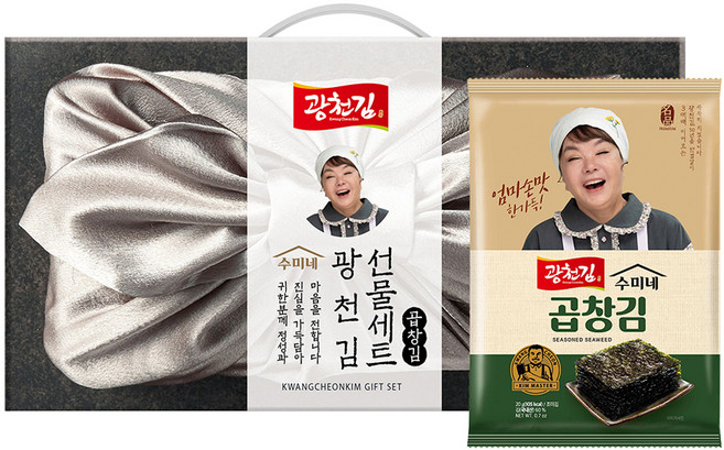 광천김 수미네 곱창 전장김 10p 선물세트, 1세트