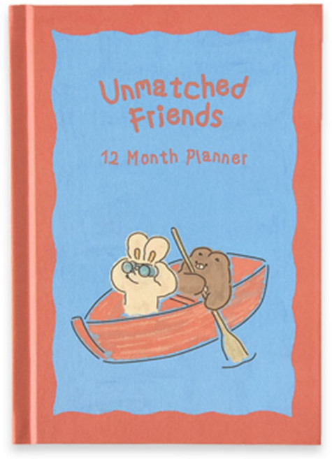 모노라이크 언매치드 프렌즈 양장 만년형 다이어리, 02Red, 1개