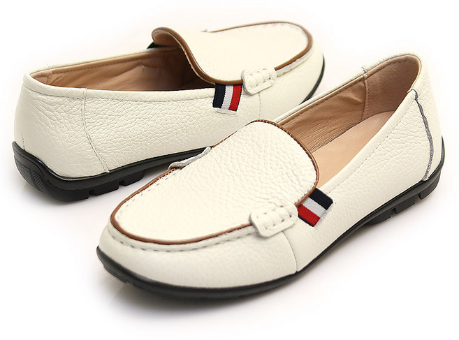 트리샤 가죽 여성 로퍼 플랫슈즈 컴포트화 TMA9217