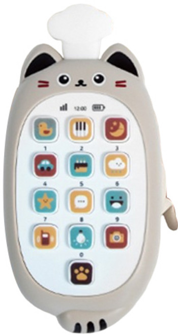 꿈비 토이 스마트폰 아기 전화기, 고양이, 1개
