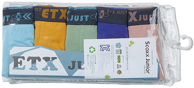 스콕스 남아용 드로즈 팬티 5종 세트