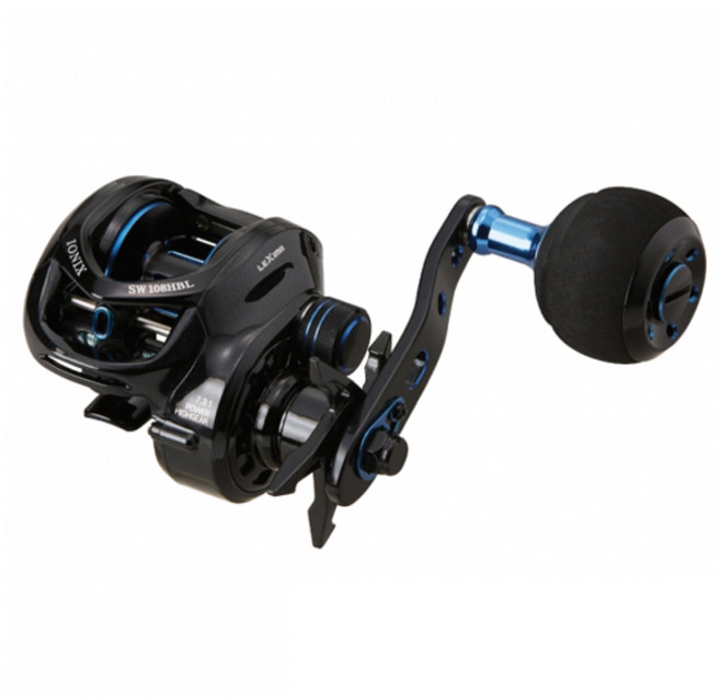 Banax IONIX SW 拋投捲線器, Black + Blue, 108B