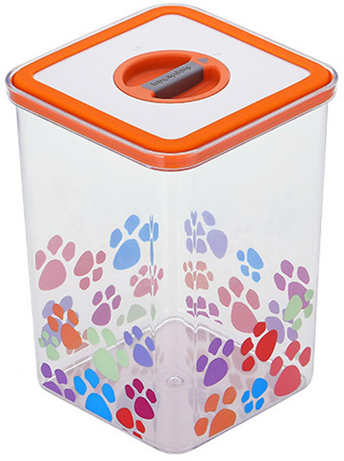 네오플램 퍼펙트씰 사료 보관 정사각 밀폐용기 3.5L, 1개, 단품