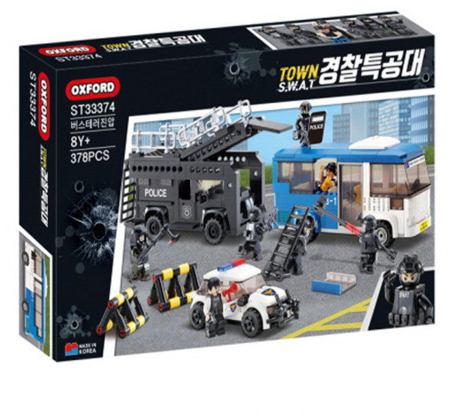 옥스포드 타운 버스테러진압 33374 378p, 혼합색상, 1개