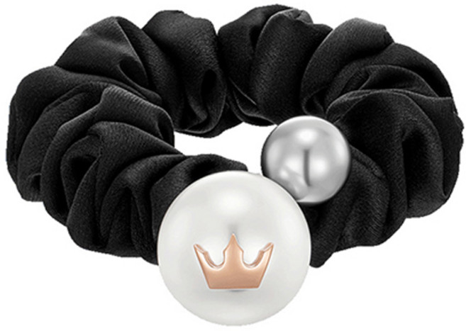 제이에스티나 PERLINA 새틴 헤어 스크런치 + 쇼핑백