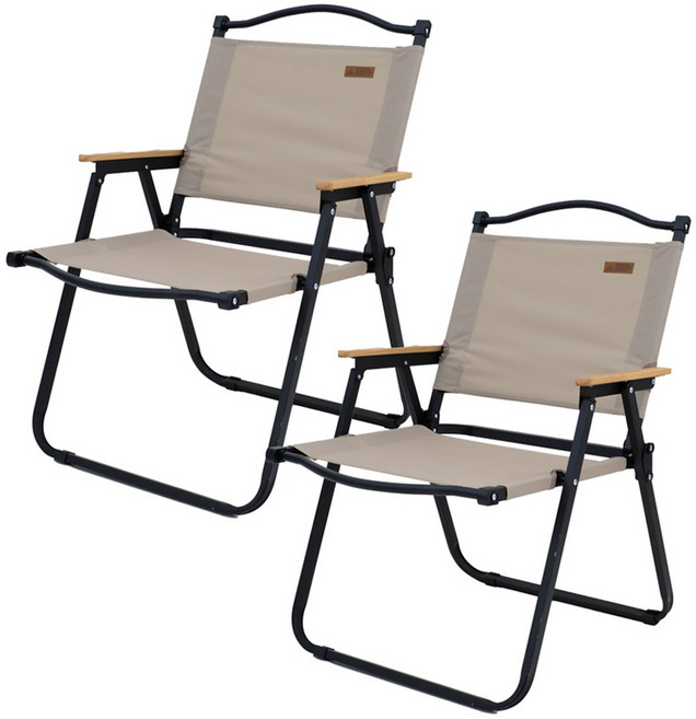 밴프 아델 로우 체어 특대형, 베이지, 2개