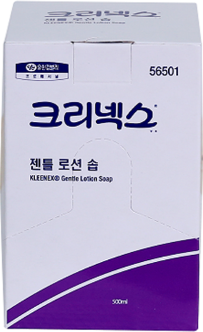 크리넥스 젠틀 로션 솝 56501, 500ml, 9개