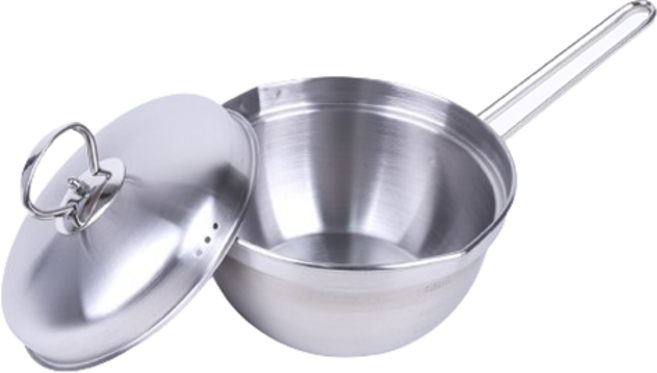 리빙글로리 인덕션 스테인리스 계량 편수냄비, 18cm, 1개