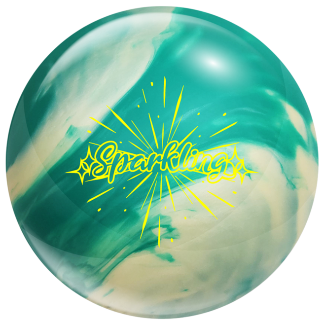 SWAG SPARKLING HYBRID 볼링공, EMAERALD + CREAM, 1개