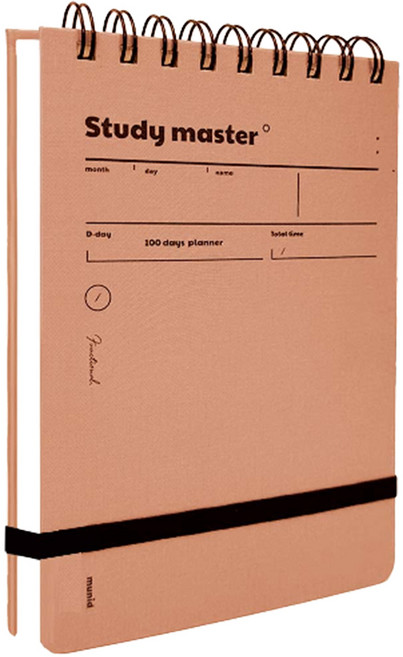 뮤니드 상철 100일 밴드형 스터디 플래너, 오렌지, 1개