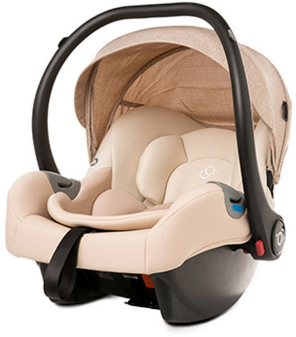 순성 유아용 캐리어 바구니 카시트 분리형, 밀키베이지