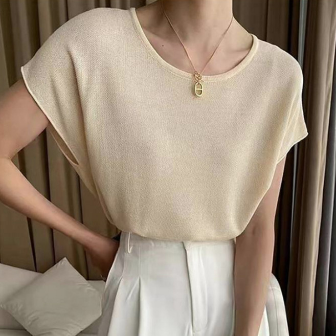 ATTERLIC 女款簡約圓領蝙蝠袖T恤 03601