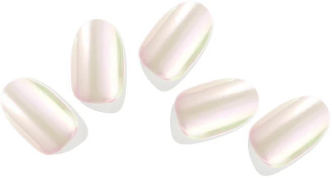 [비건뷰티] 엣지유 샵젤 붙이는 젤네일 16p, 미러 핑크 베이지, 1개 - 쿠팡