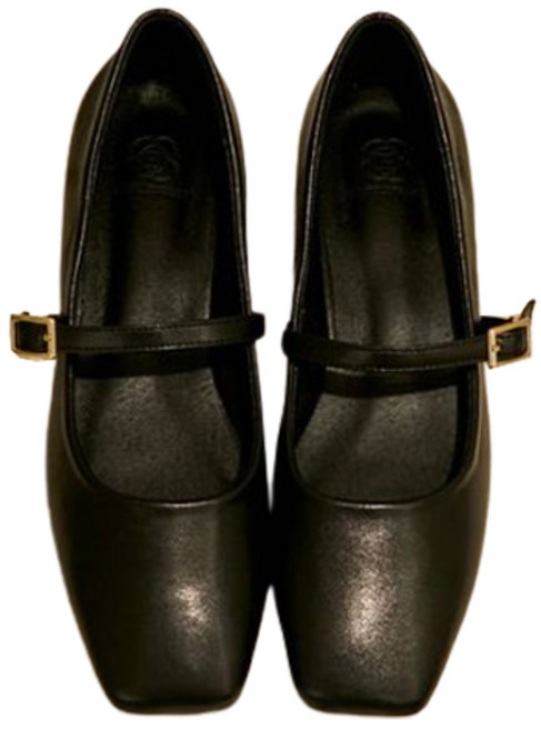 PINKELEPHANT 溫蒂瑪莉珍鞋 2cm, 245, 黑色