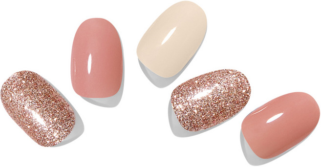 [비건뷰티] 엣지유 샵젤 붙이는 젤네일 16p, 쉬폰글로우, 1개